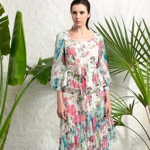 ROCOCO SAND FLORAL BLOUSE